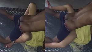 Married desi couple's hot and steamy sex session in khaat