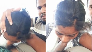 Hot and sensual blowjob scene of a female farm laborer in a desi porn video