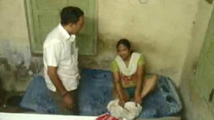 The owner seduces his maid in his home.