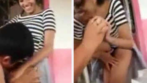 Fun With Bar Girl Licking Pussy