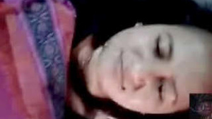An Assamese girl masturbates while on a video call.