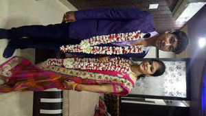 Doctor examines beautiful Indian woman before marriage with her husband.