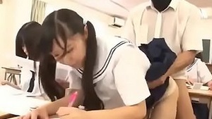 German and Japanese schoolgirls involved in scandalous acts.