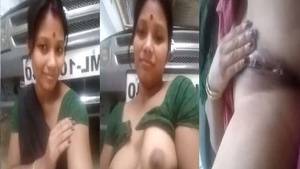 A hot Indian maid masturbates while taking selfies.