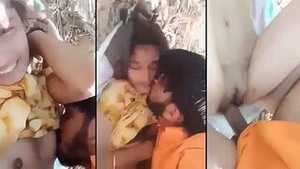 Indian village lovers caught in homemade video Desi MMS