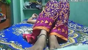 Village girl's intimate moment with her skin-ship in the woods