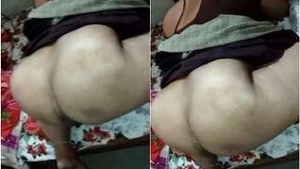 Married Indian man groping his wife's genitals