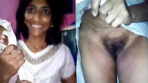 Boobs and pussy of the neighbor in this desi video are revealed.