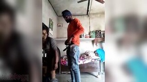 A cunning homemaker convinces her customer to come to the small village home for a hot experience.