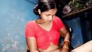 A hot milf from the village, desi beauty, self-pleasure with a banana