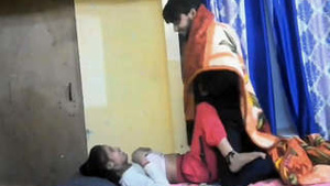Ajiya, a hot Indian girl plays with her clit while being fucked by her lover.