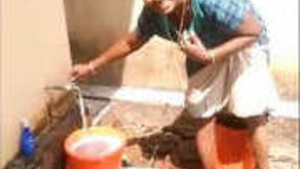 A partial nude Malayali waitress.