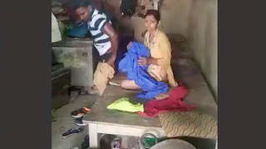 Love making in a village ends up in a steamy scene