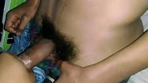 Married Indian woman showing porn to her neighbor and giving him a handjob