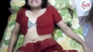 Indian college girlfriend's naughty MMS with big boobs and black cock