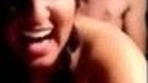 girlfriend with big Boobs moans loudly while having sex in doggy style