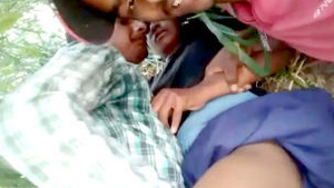 Local beauty engages in outdoor sex with stranger.