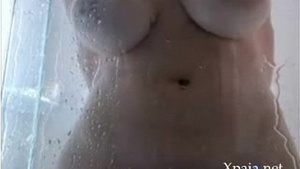 Beautiful shower scene