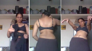 Smitha's aunt showing her assets in front of the neighbor