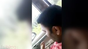 Blowjob and sex in the car with an amateur college girl