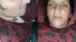 Aunty from Kashmir fucks her husband in this video
