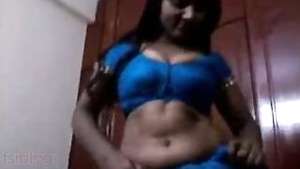 The wife with big booby gives the best blowjob and seduces her man.