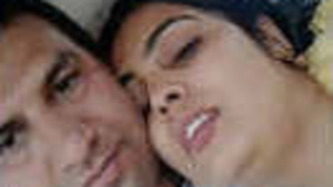 Hot Pakistani couple having fun in the car