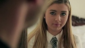 Molly Bennett, the cute chick creature enjoys cum on face, but not on the tongue.