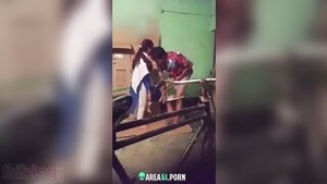 Hot teacher gives good grades for sex with student in warehouse