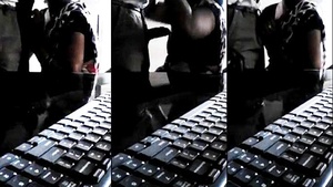 Watch this oral sex video sent as an MMS from the office.