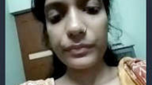 An Indian girl reveals her private part