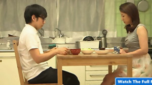 An experienced Asian mother has a group sex with different men.