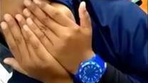 Beautiful Indian girl hijab wearing, boyfriend fingering her sexually outdoors