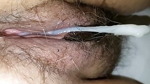 57-year-old wife gets creamy surprise in this video