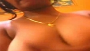 Beautiful girlfriend exposes her great assets