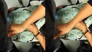 A Indian girl on a train gets her ass groped and without her consent.