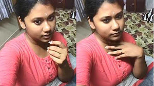 A married Indian woman gives a sensual massage with oil to her husband's friend.