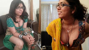 Desi x video: Gujarati Bhabhi caught in the act while taking a bath.