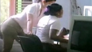 Tamil hungry chicks having sex with each other in college dorm room