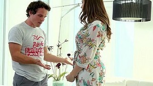 Stepson's sensual shower massage with his seductive stepmother Chanel Preston