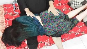 Stepfather punishes stepdaughter with a spanking and then has sex with her in an Indian setting.