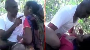 Hot and wild outdoor sex scandal with an Indian house wife.