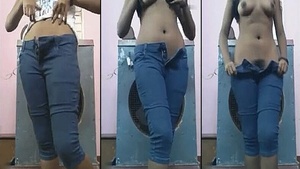 Call of the wild: Apps forujte young hairy chick goes nude for her man