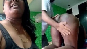 Plus size Tamil Bhabhi's big ass