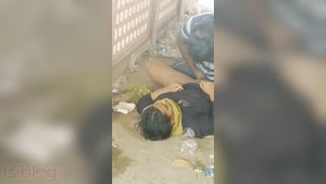 Slut Randy goes wild in public in XXX MMS porno slide