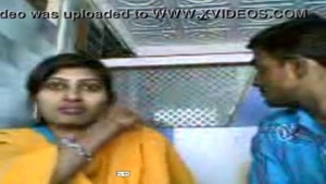 Beautiful Tamil woman gets erotic breast massage from a young and eager student.