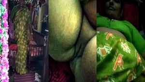 Video of Indian aunty with big ass for some rough sex.