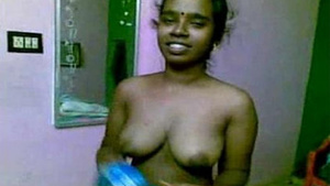 A Tamil woman being sexually satisfied