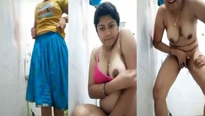 Sweet cute fingers groping the big boobs of the Malay girl.