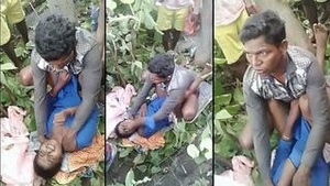 Caught on MMS: Indian village wife's scandalous affair with older roommate outdoors